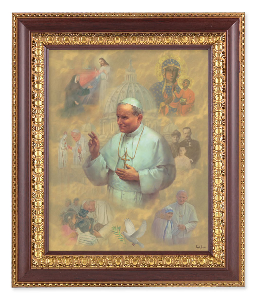 St. Pope John Paul II 8x10 Framed Print Under Glass