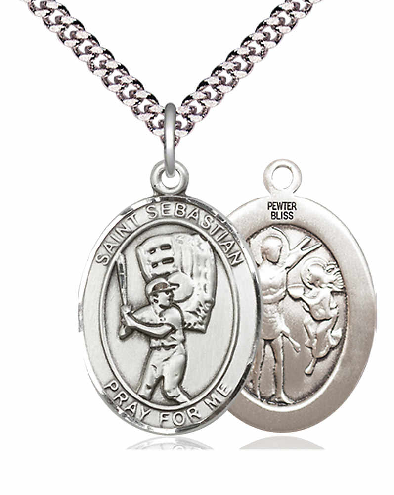 St. Sebastian Baseball Medal