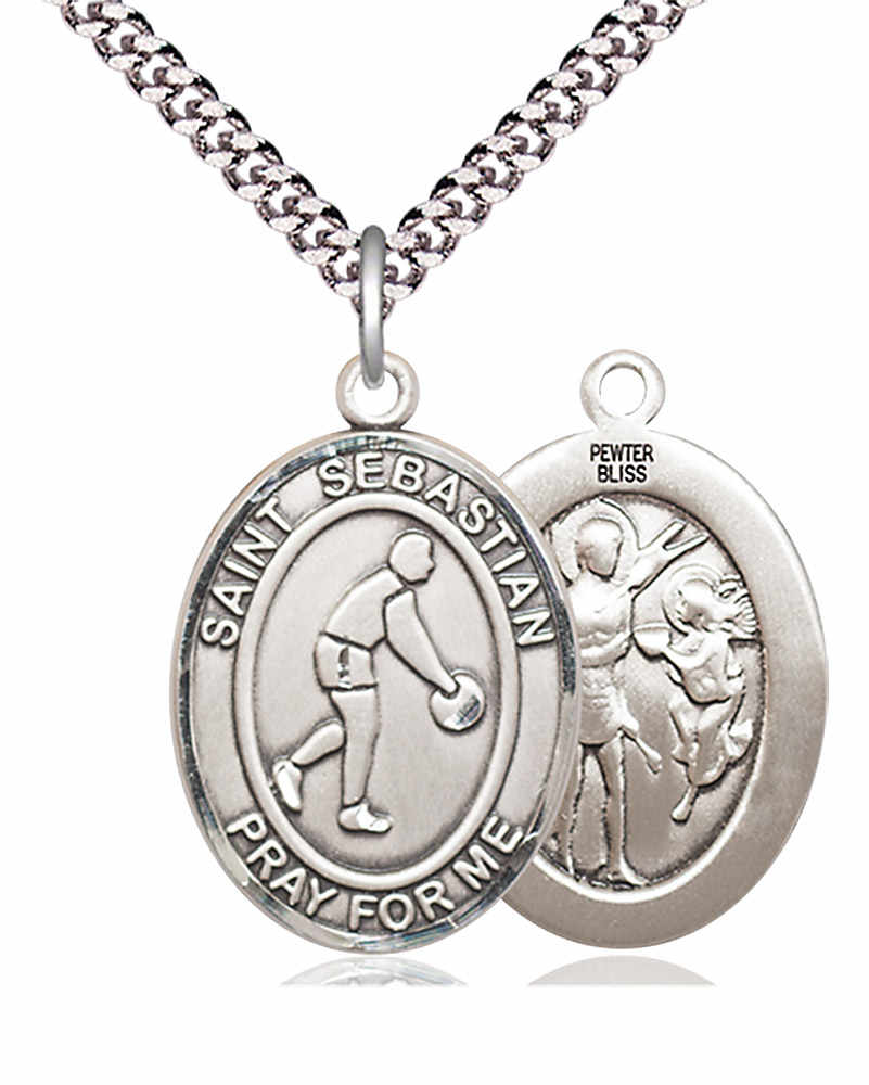 St. Sebastian Basketball Medal