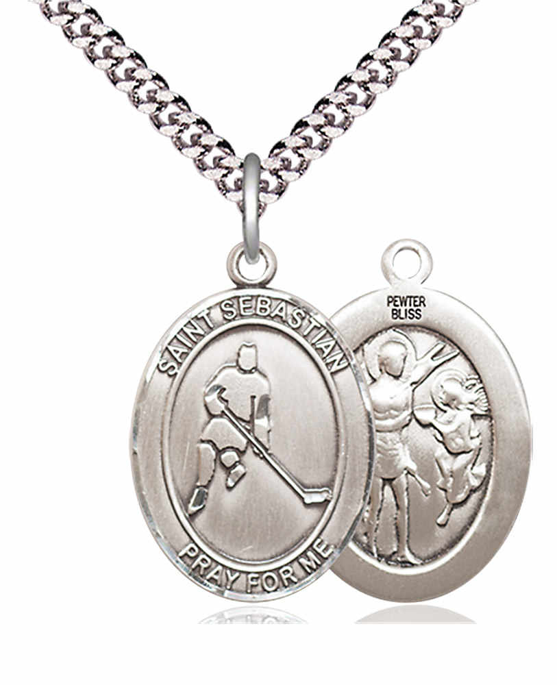 St. Sebastian Ice Hockey Patron Saint Medal
