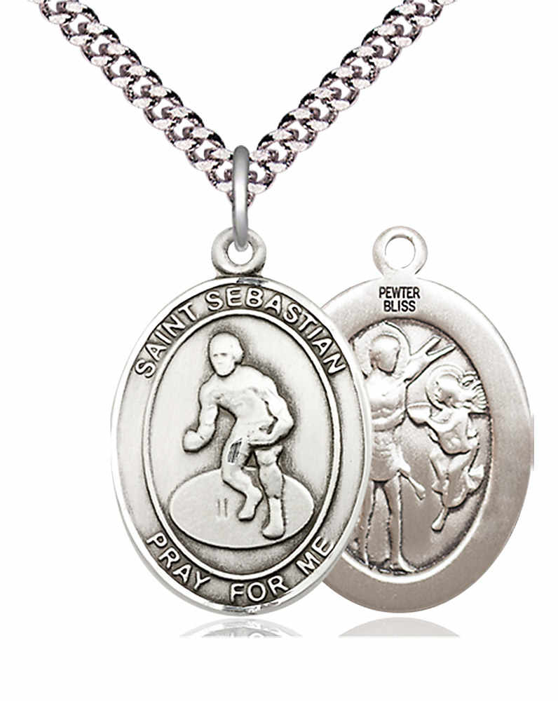 St. Sebastian Wrestling Medal