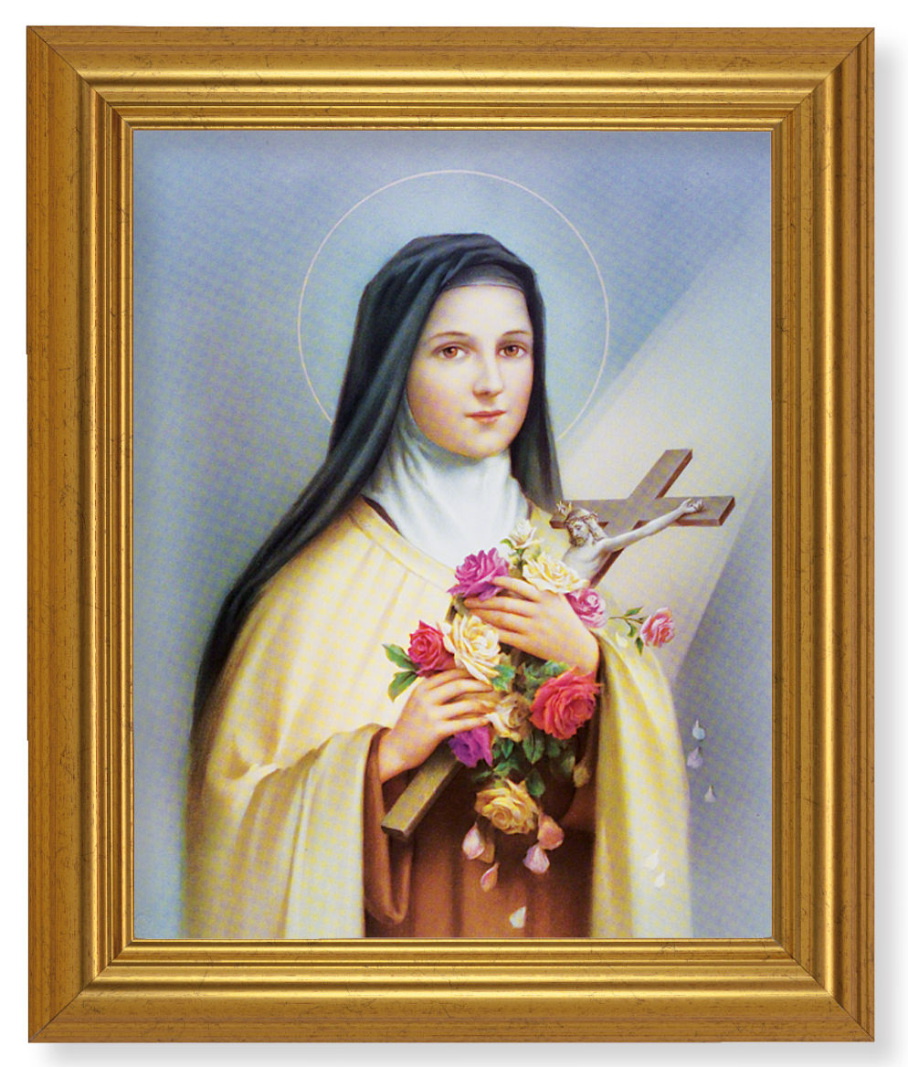 St. Therese 8x10 Framed Print Under Glass
