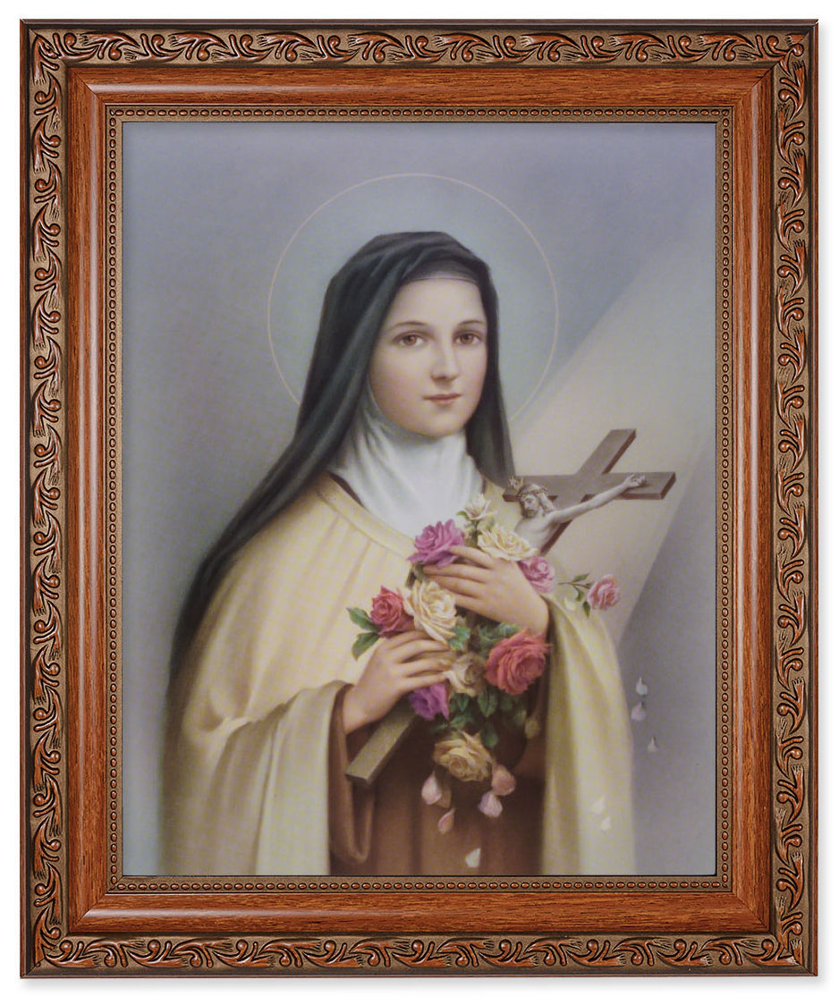 St. Therese 8x10 Framed Print Under Glass