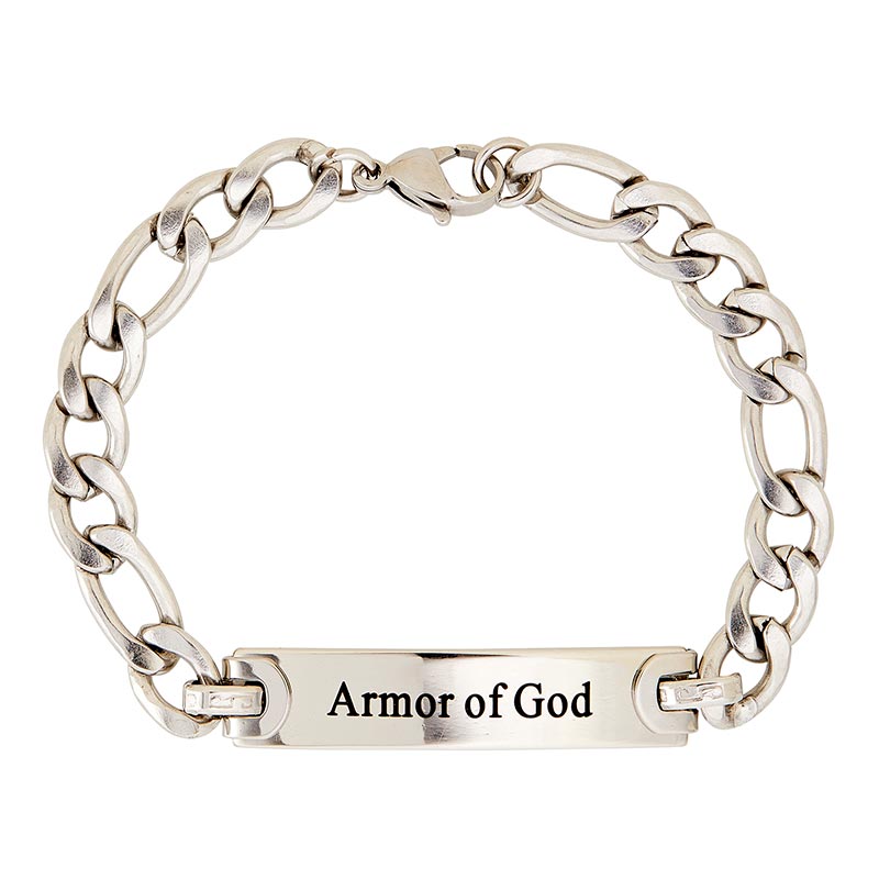 Stainless Steel Armor of God Bracelet