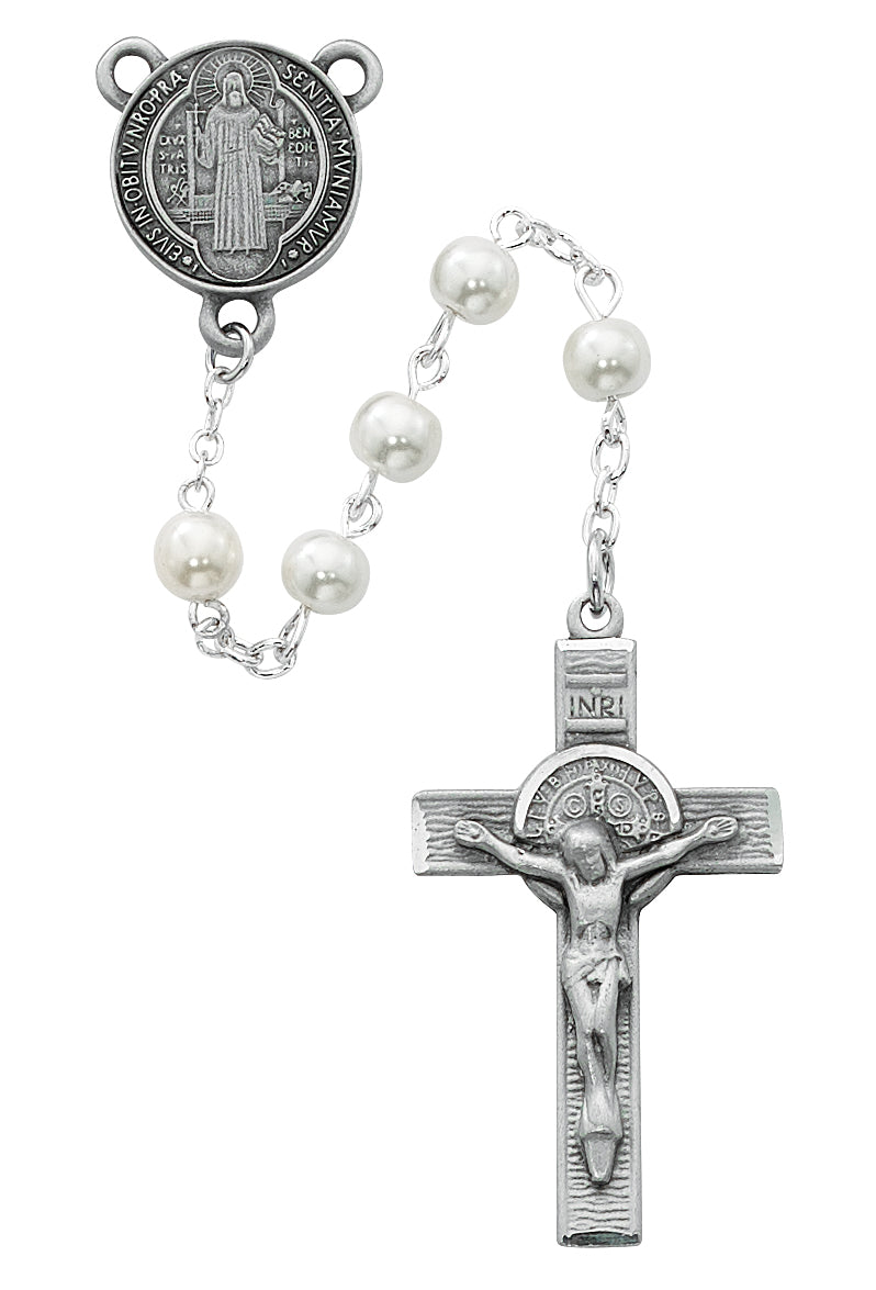 Textured Crucifix St. Benedict Rosary
