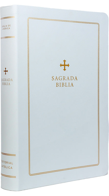 Biblia Católica Regalos y Ceremonias – Blanca | Comfort Print® | Biblia de América