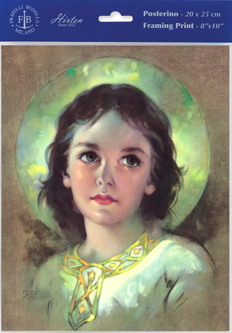 The Child Jesus Illustrated Print - Sold in 3 Per Pack