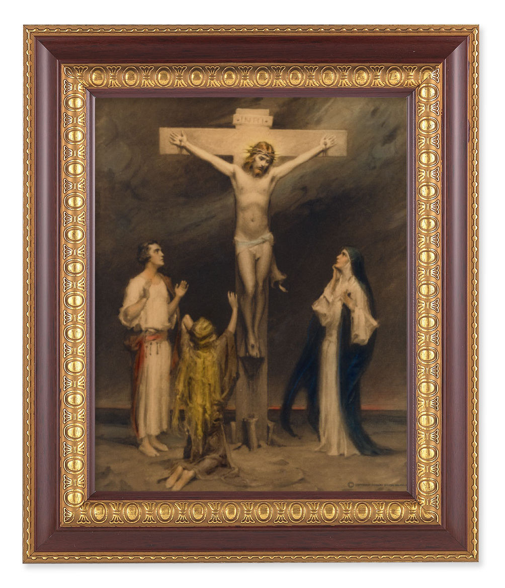 The Crucifixion of Christ 8x10 Framed Print Under Glass