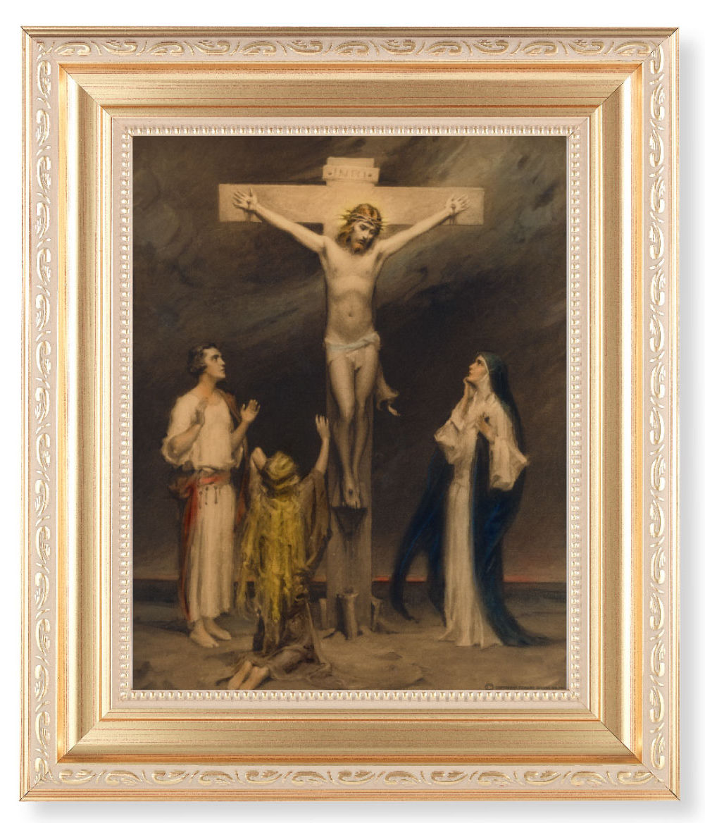 The Crucifixion of Christ 8x10 Framed Print Under Glass