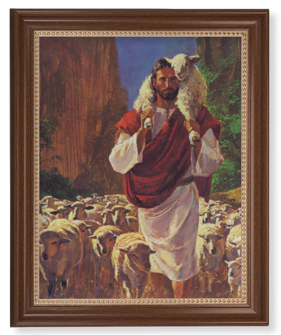 The Good Shepherd by Hook 11x14 Framed Print Artboard