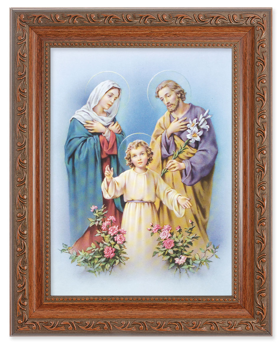 The Holy Family Help 6x8 Print Under Glass