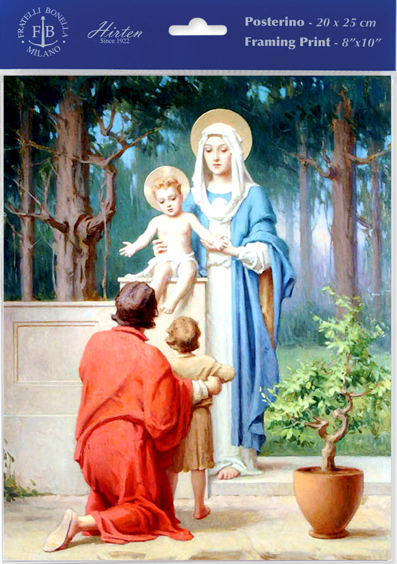 The Holy Family with John the Baptist Print - Sold in 3 Per Pack