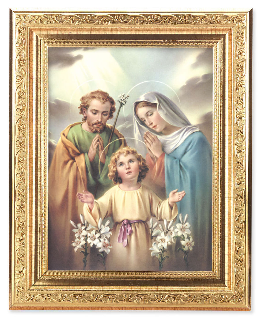 The Holy Family by Simeone 6x8 Print Under Glass