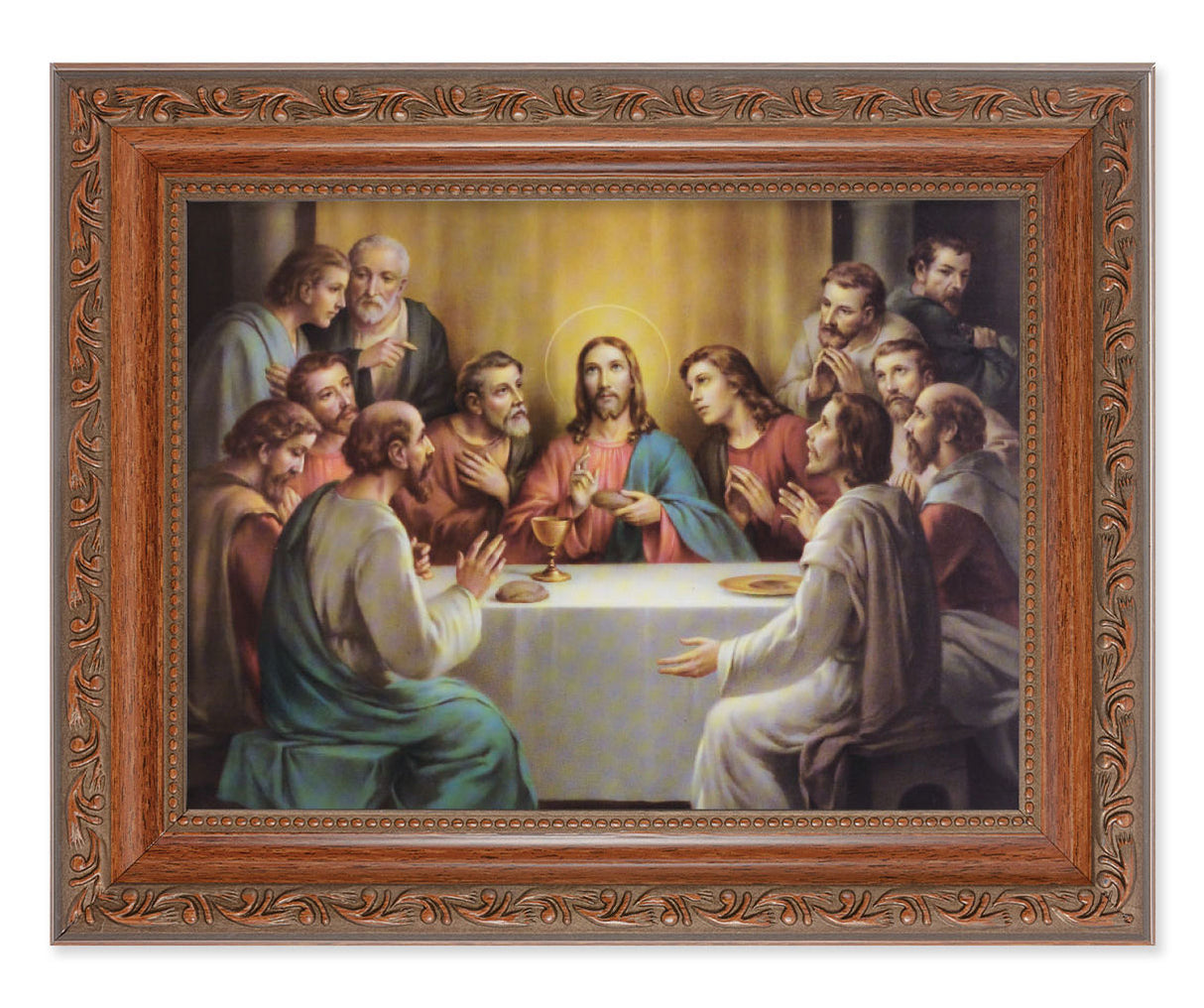 The Last Supper by Bonella 6x8 Print Under Glass
