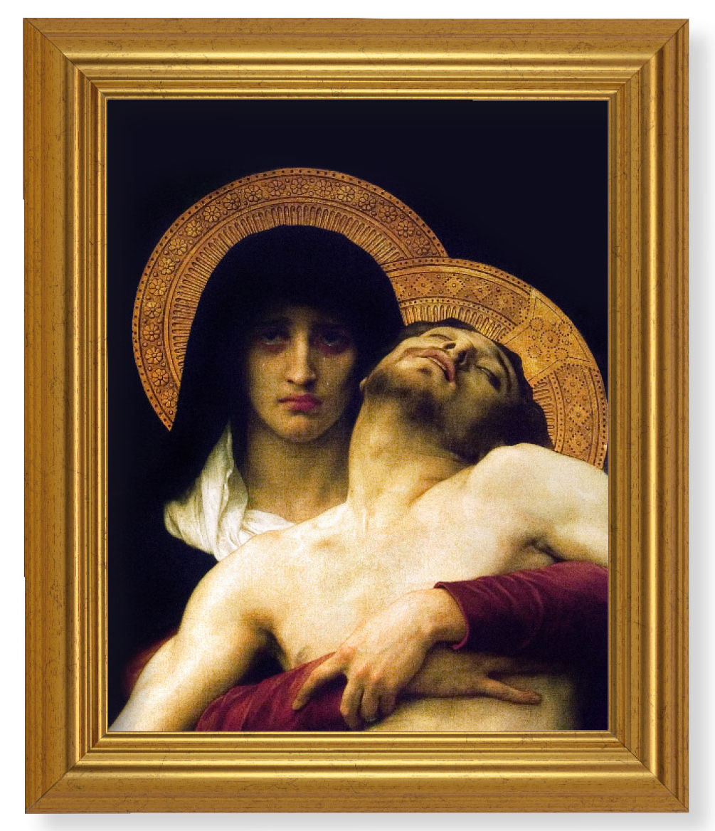 The Pieta 8x10 Framed Print Under Glass