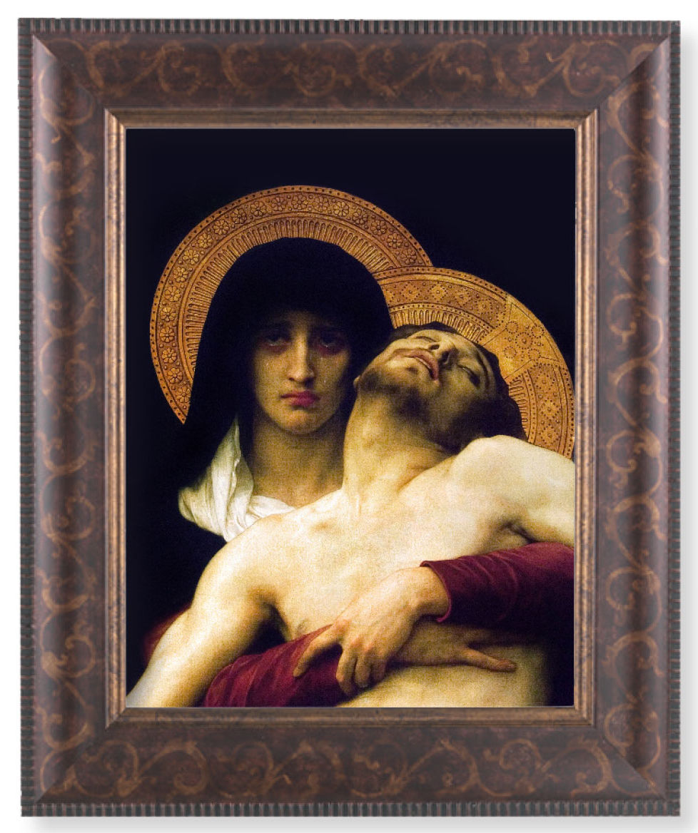 The Pieta 8x10 Framed Print Under Glass