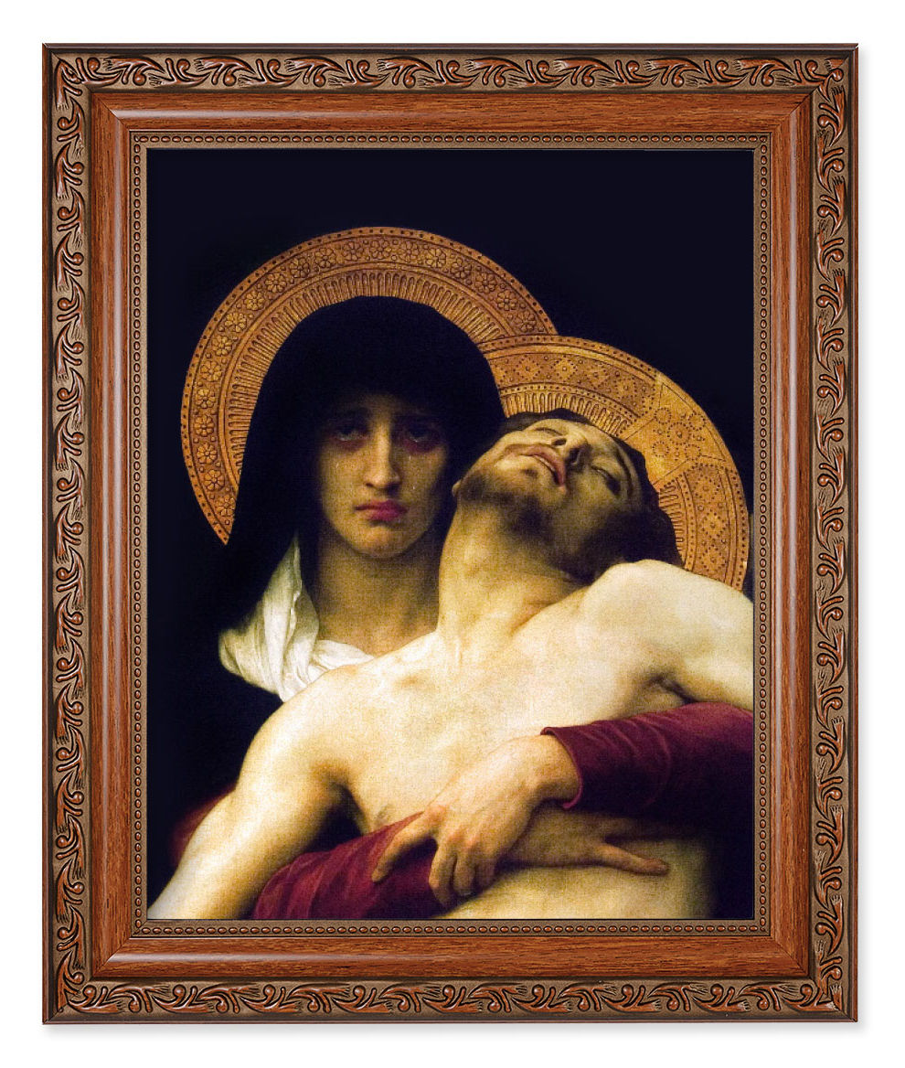 The Pieta 8x10 Framed Print Under Glass