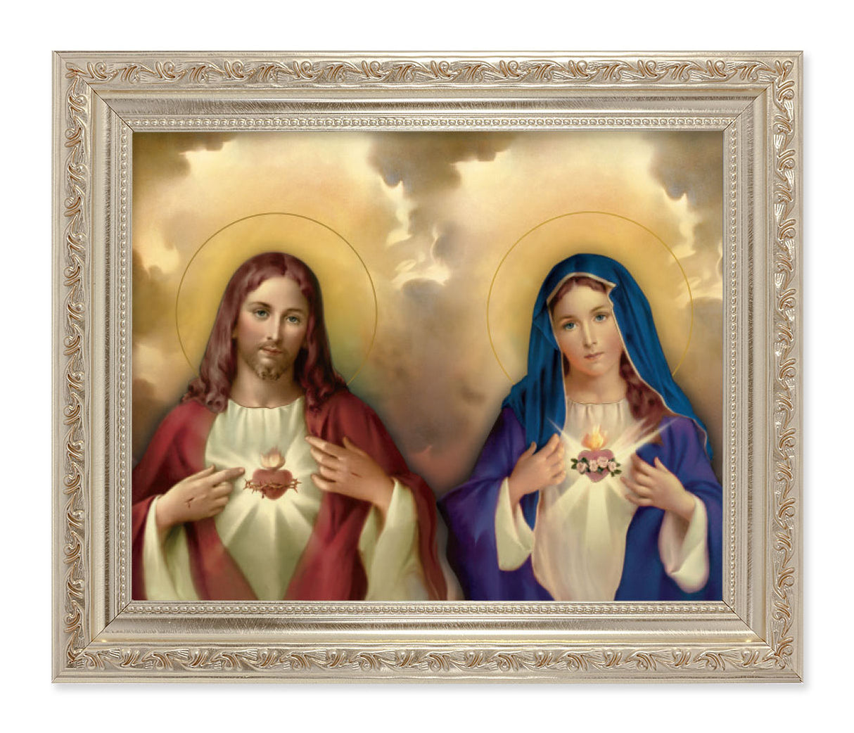The Sacred Hearts 8x10 Framed Print Under Glass