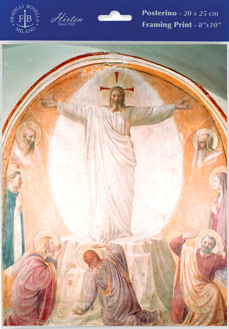The Transfiguration of Christ by Fra Angelico Print - Sold in 3 Per Pack