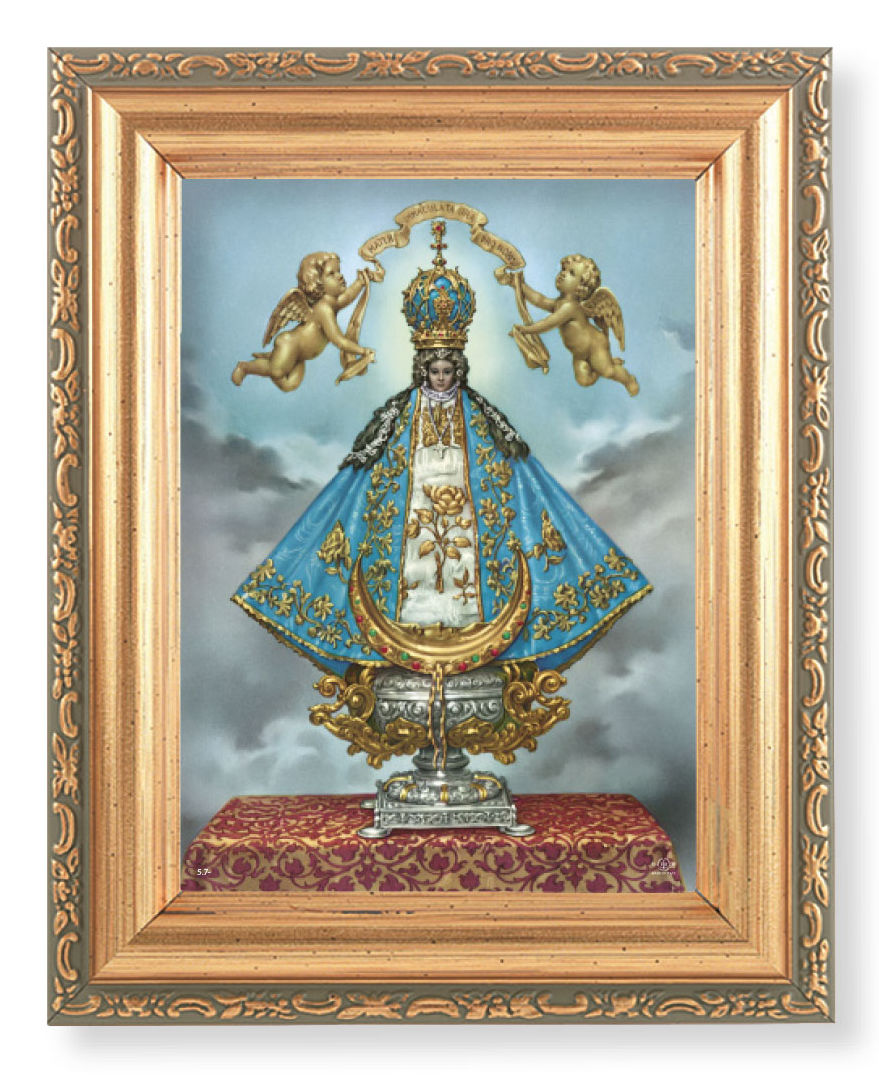 Virgen de San Juan 4x5.5 Print Under Glass