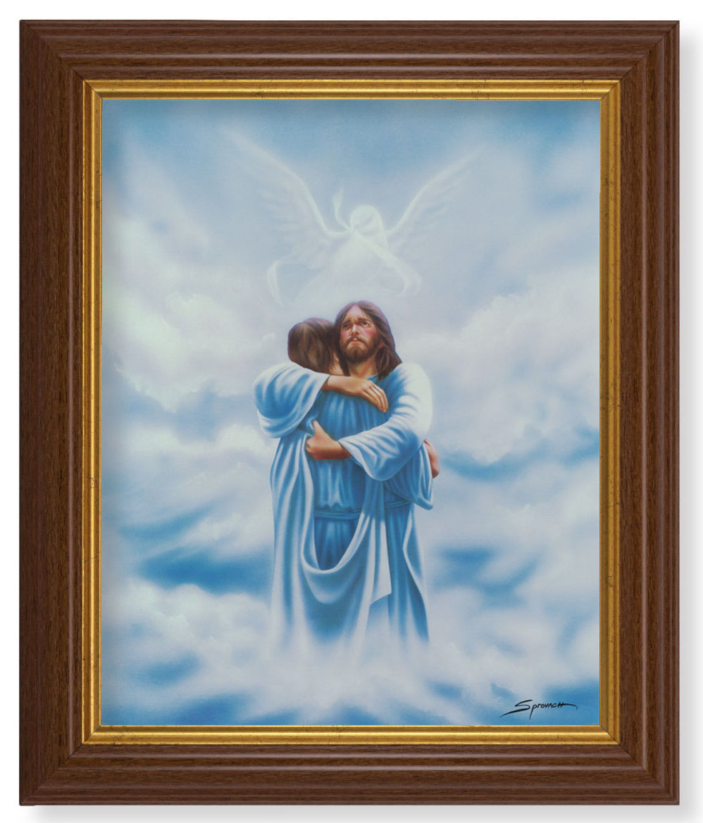 Welcome Home - The Reunion 8x10 Textured Artboard Dark Walnut Frame