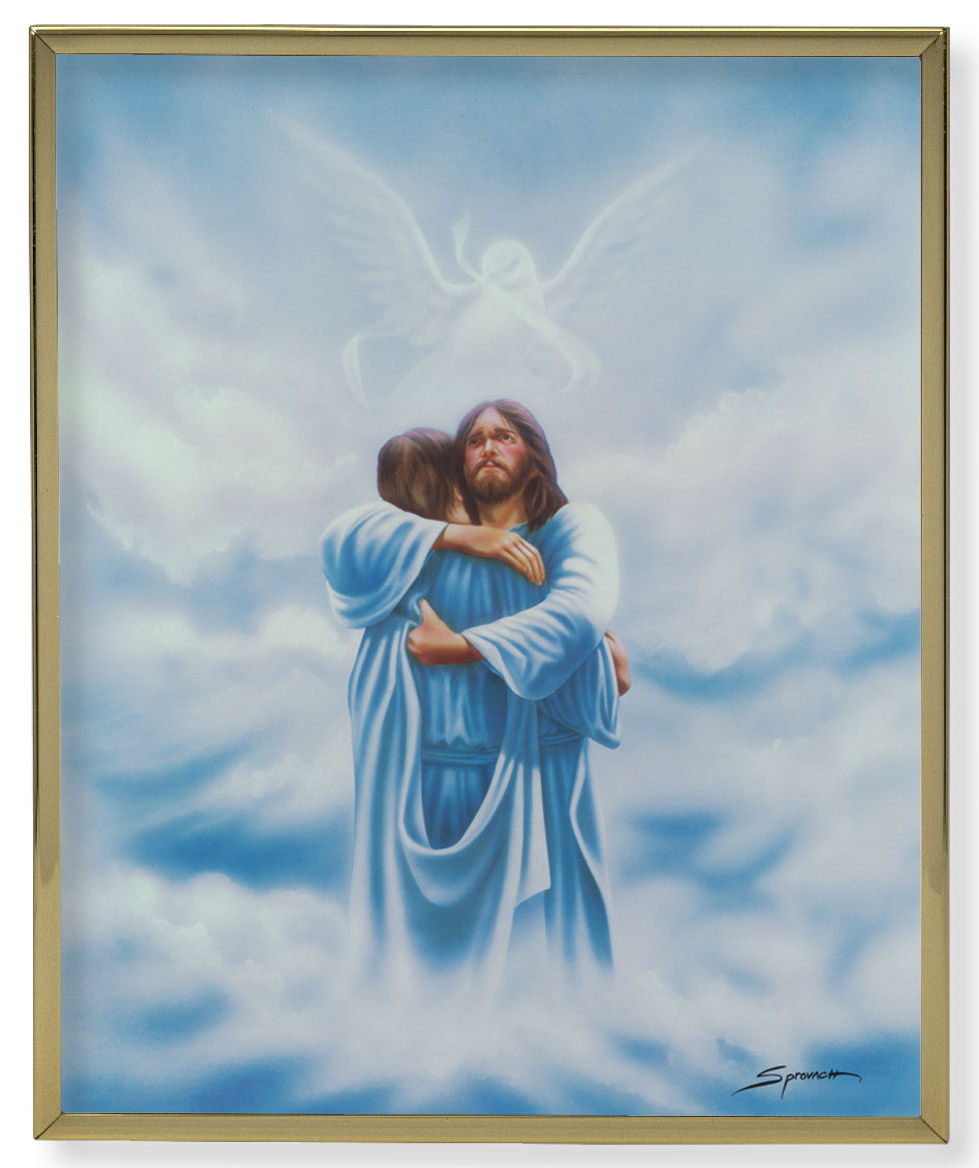 Welcome Home The Reunion Gold Frame Plaque