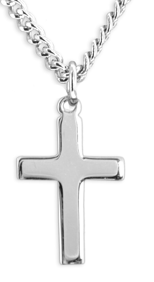 High Polish Cross Pendant for Women or Teen
