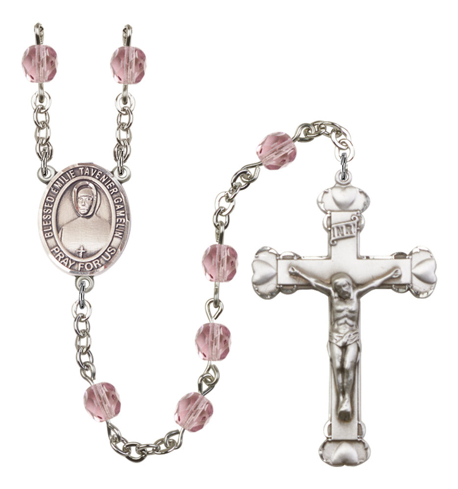Blessed Emilie Tavernier Gamelin Birthstone Rosary for Women