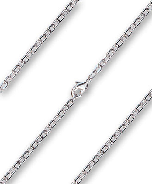 Cable Necklace Chain with Clasp for Women