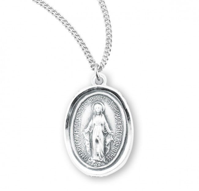 High Polish Border Miraculous Medal for Women
