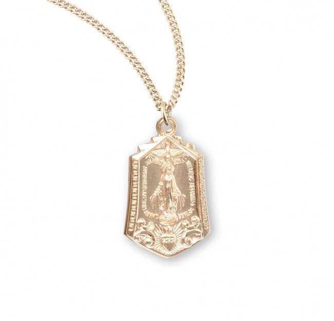 Miraculous Pendant Immaculate Heart Dove for Women