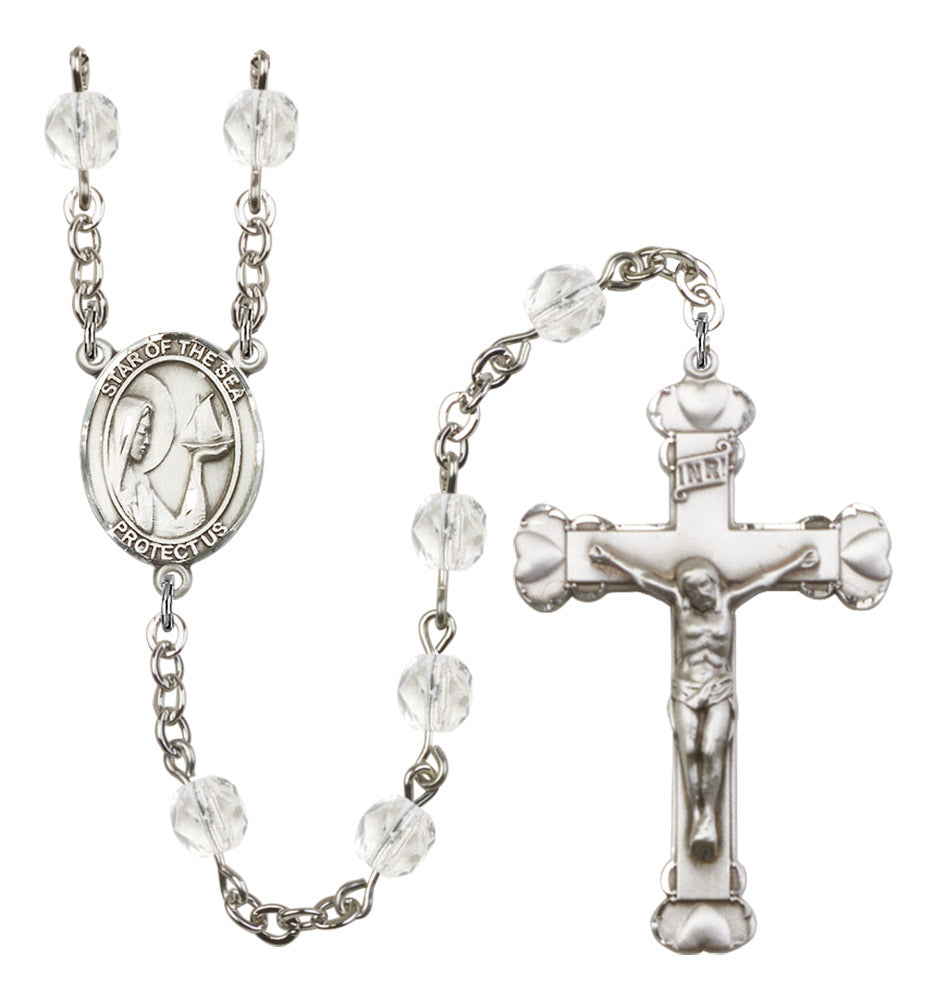 Our Lady Star of the Sea Birthstone Rosary for Women