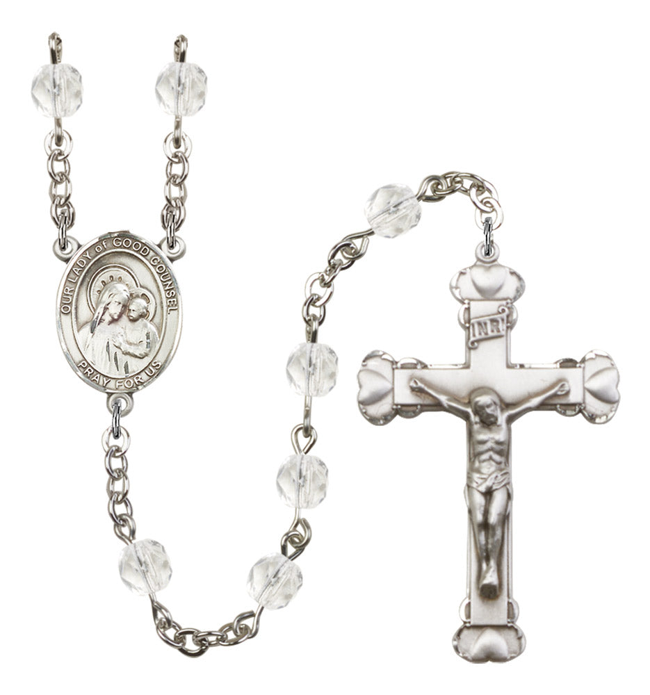 Our Lady of Good Counsel Birthstone Rosary for Women