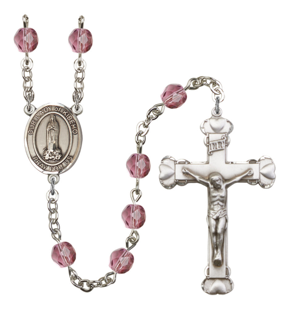 Our Lady of Kibeho Birthstone Rosary for Women