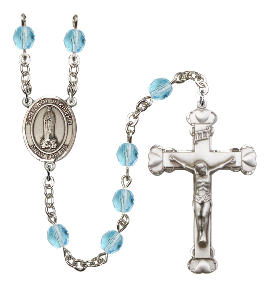 Our Lady of Kibeho Birthstone Rosary for Women