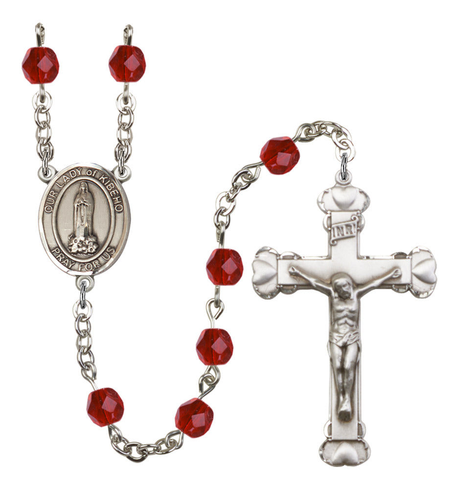 Our Lady of Kibeho Birthstone Rosary for Women