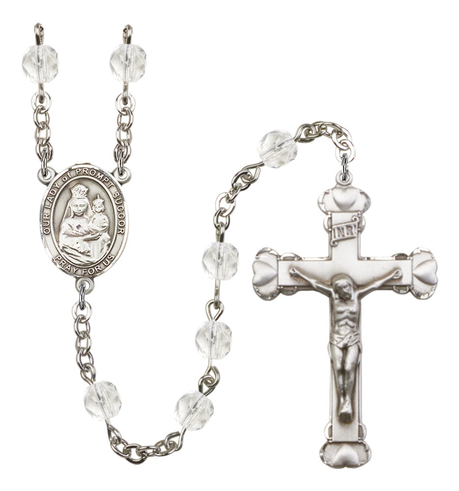 Our Lady of Prompt Succor Birthstone Rosary for Women