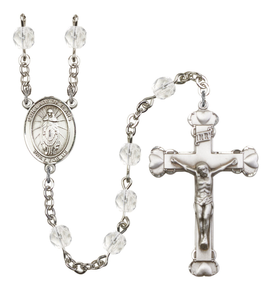 Our Lady of Tears Birthstone Rosary for Women