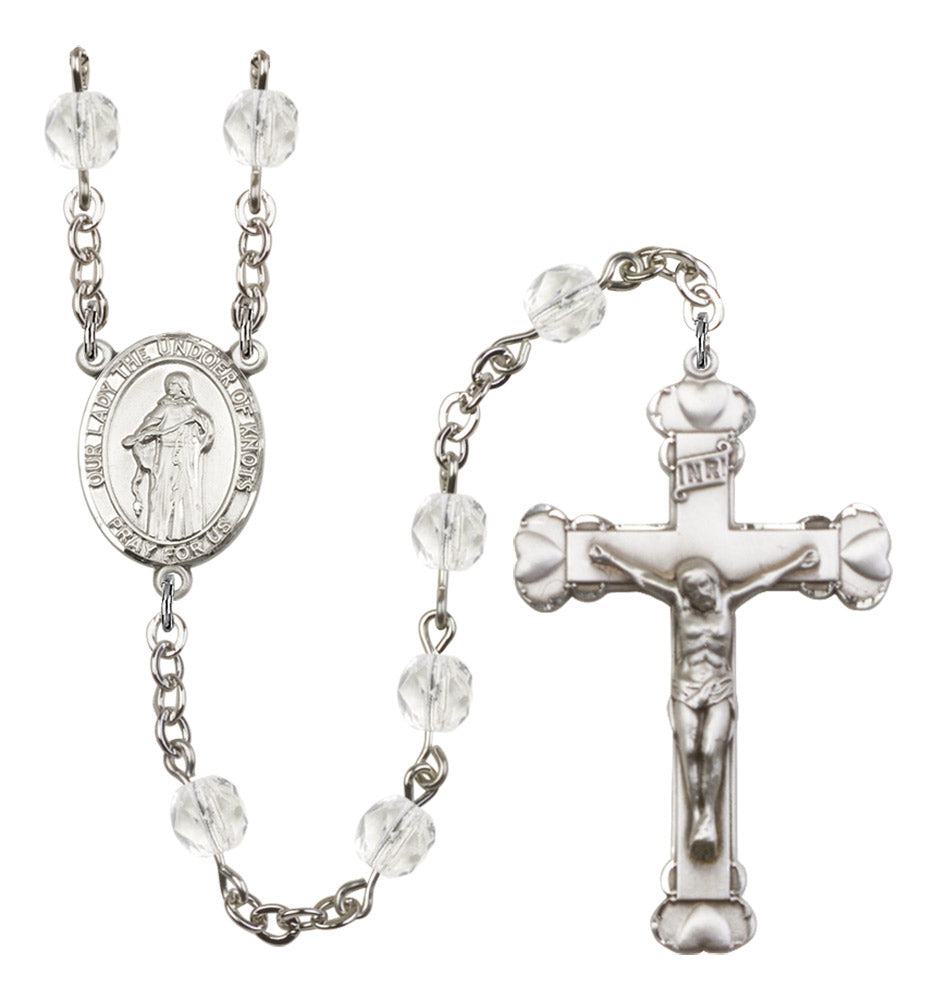 Our Lady the Undoer of Knots Birthstone Rosary for Women