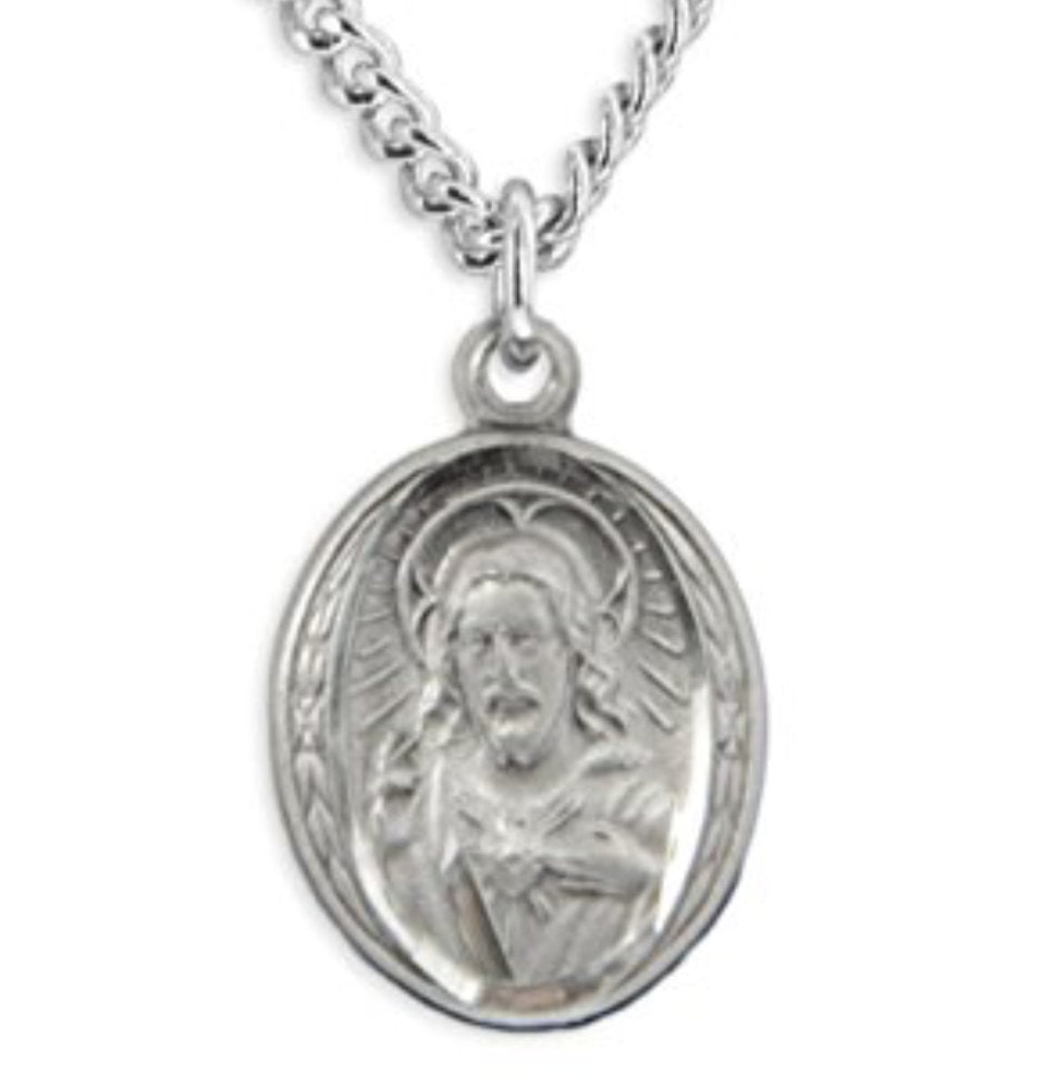 Oval Scapular Pendant for Women