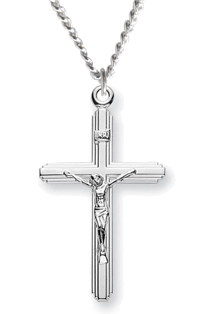 Petite Contemporary Crucifix for Women