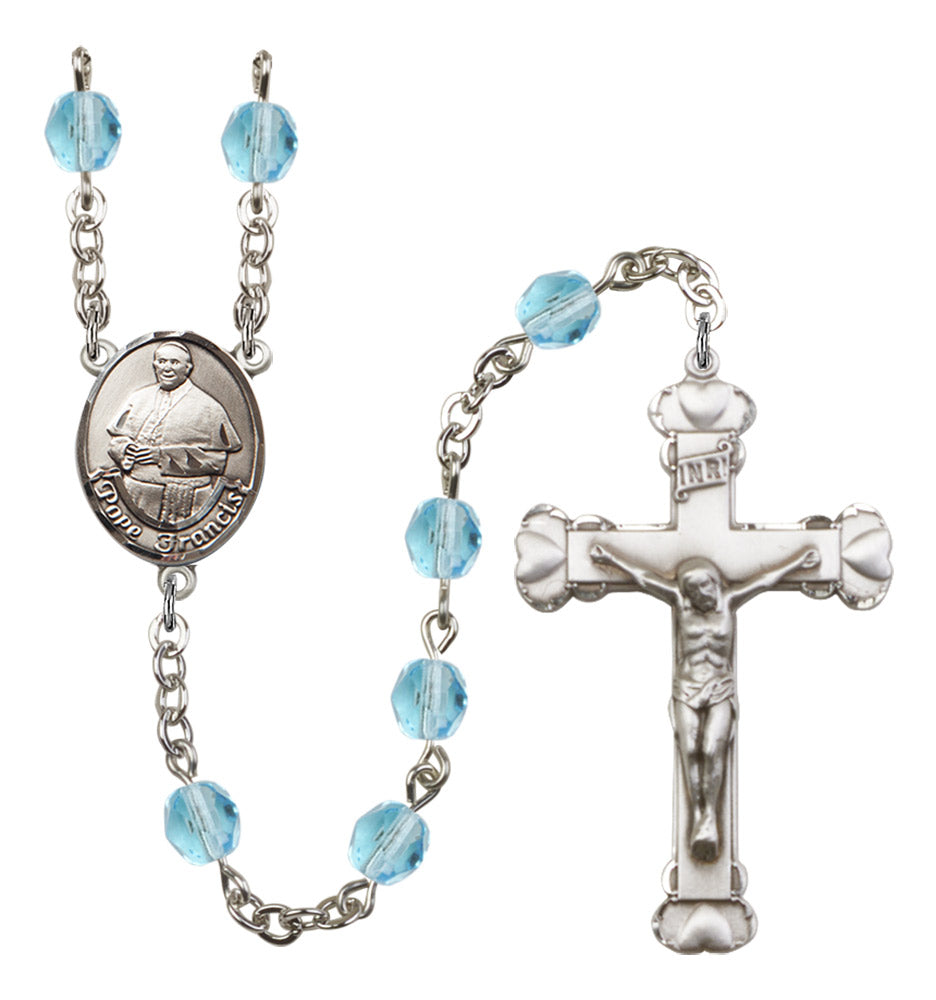 Pope Francis Birthstone Rosary for Women