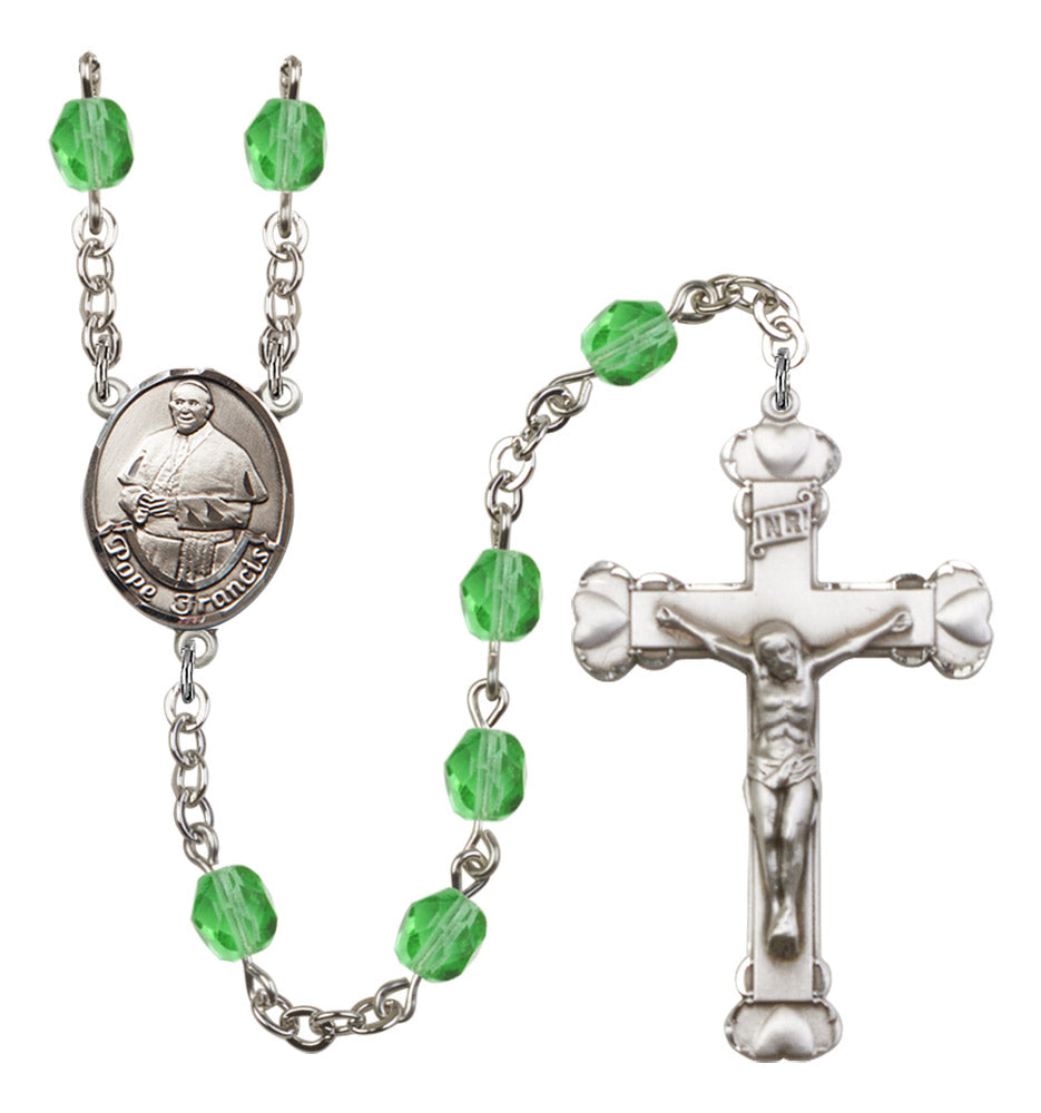 Pope Francis Birthstone Rosary for Women