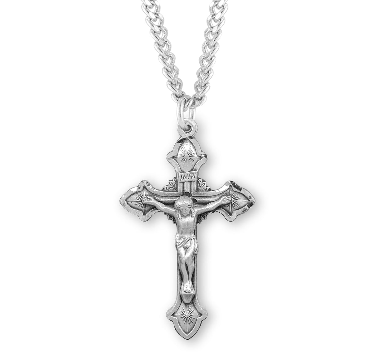 Rays of Light Crucifix Necklace for Women