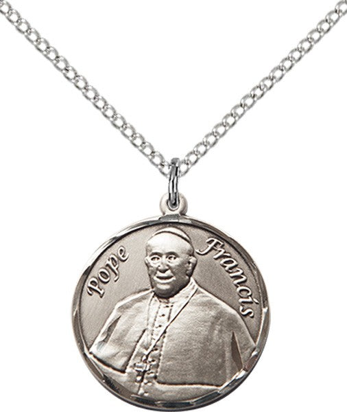 Round Pope Francis Pendant for Women