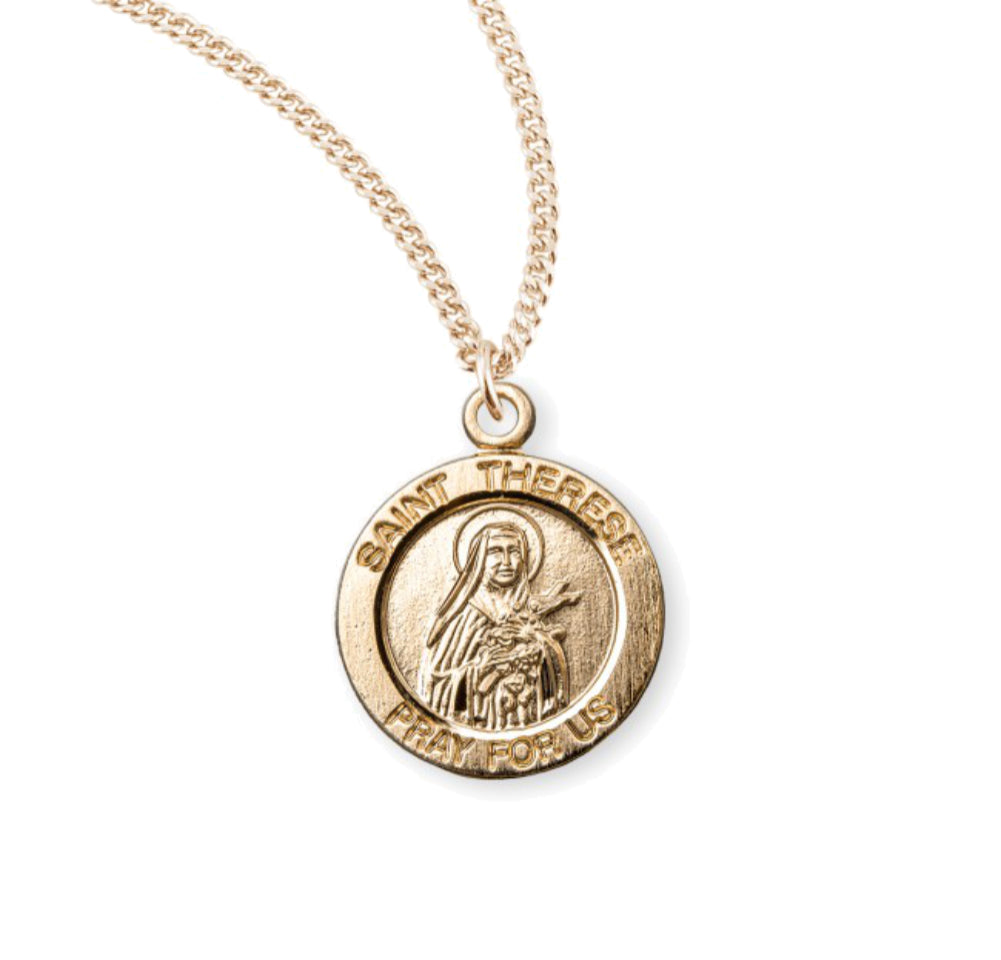 Round Saint Therese Necklace for Women