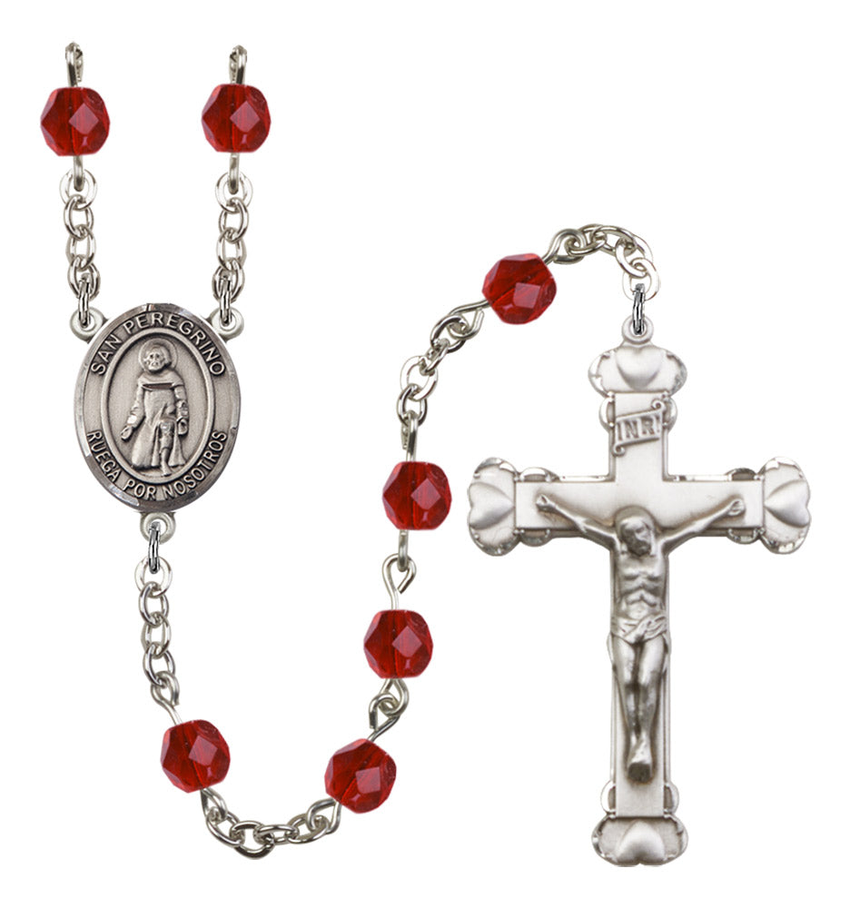 San Peregrino Birthstone Rosary for Women