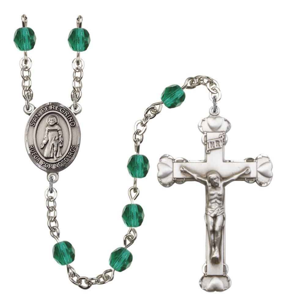 San Peregrino Birthstone Rosary for Women