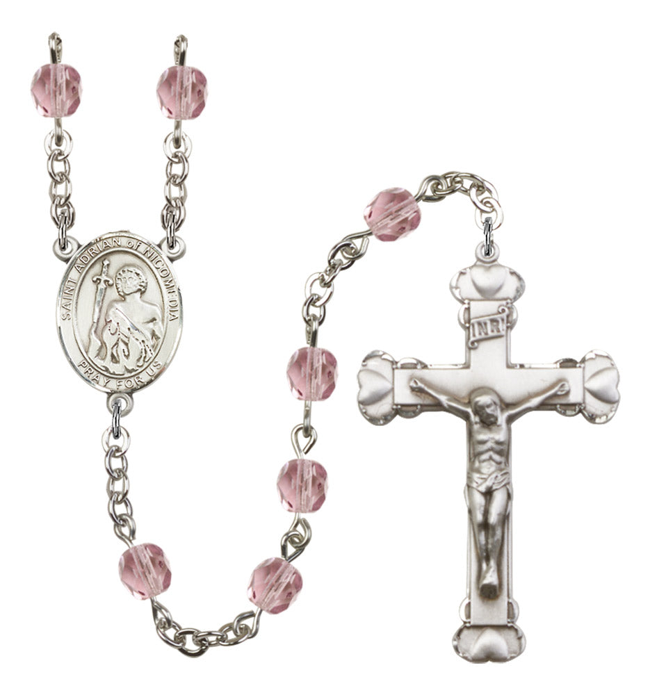 St. Adrian of Nicomedia Birthstone Rosary for Women