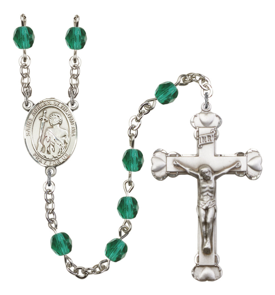 St. Adrian of Nicomedia Birthstone Rosary for Women